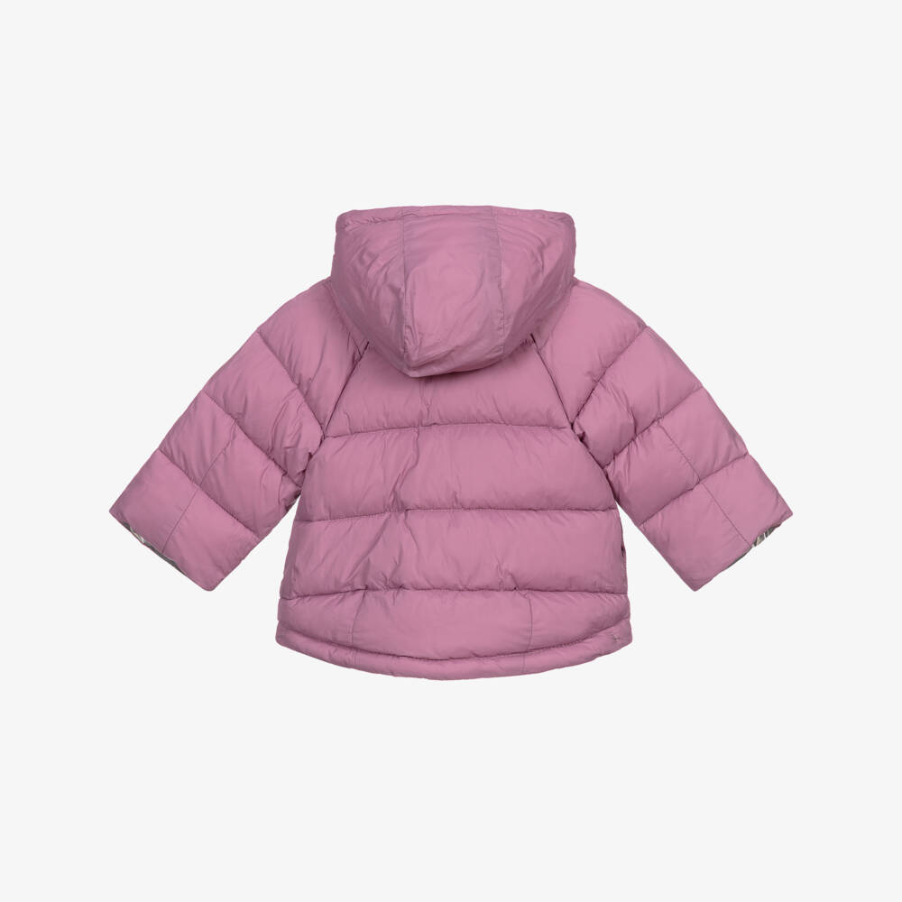 Mayoral-Girls Reversible Puffer Coat | Childrensalon