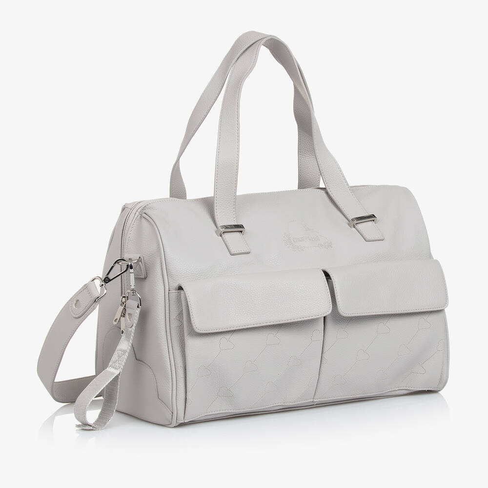 Mayoral Newborn-Grey Baby Changing Bag (44cm) | Childrensalon