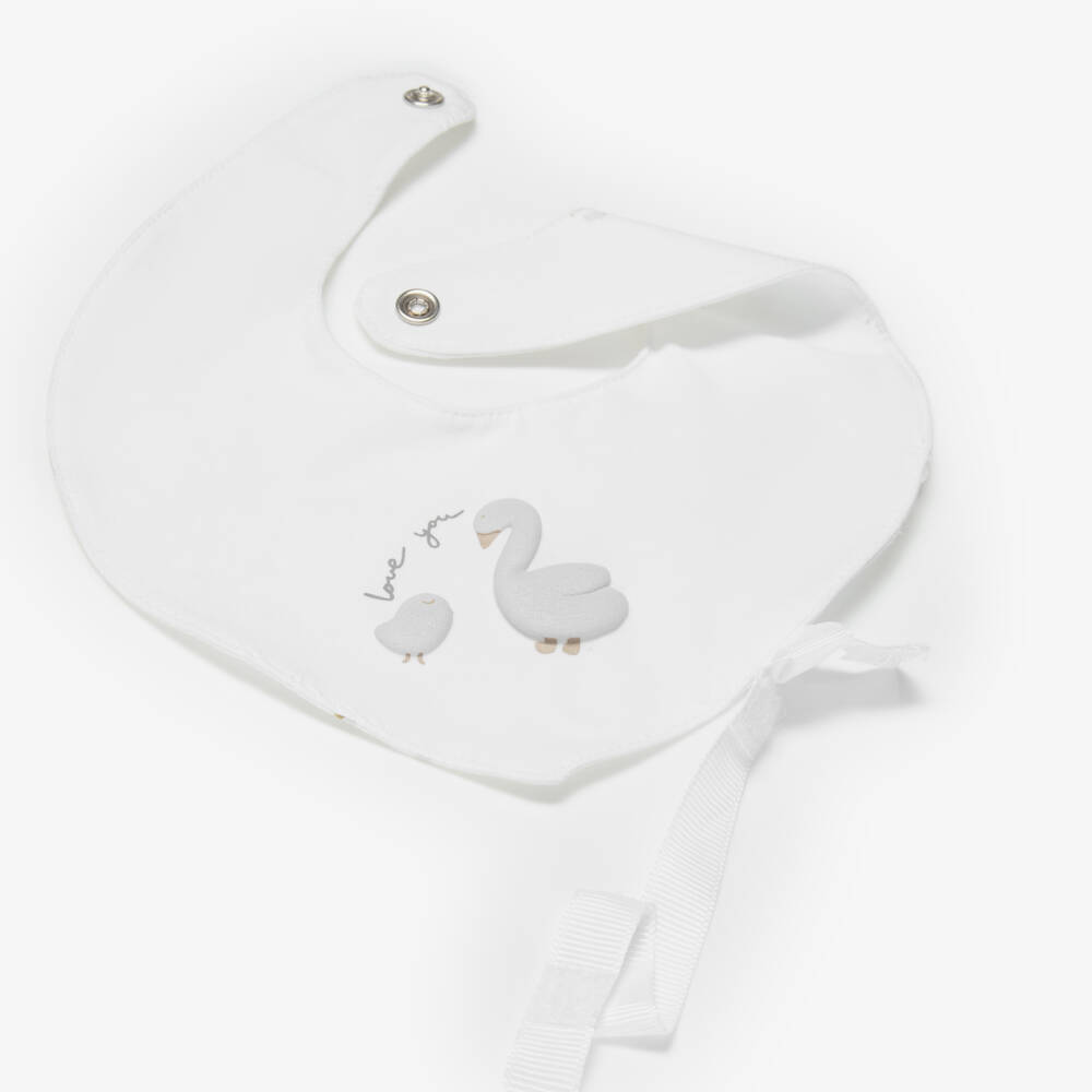 Mayoral Newborn-Ivory Cotton Jersey Duck Babysuit Set | Childrensalon