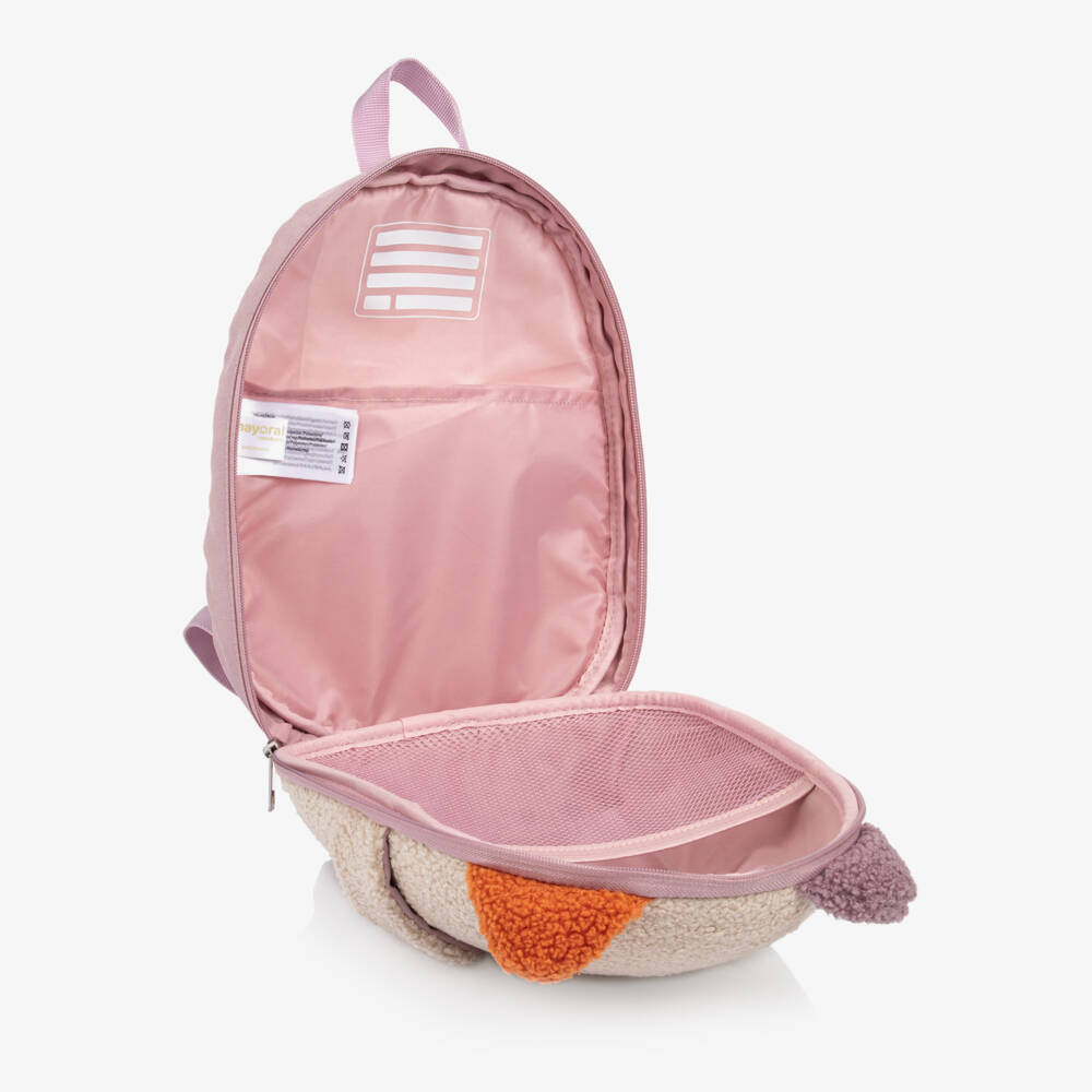 Mayoral Newborn-Ivory Kitty Cat Backpack (29cm) | Childrensalon