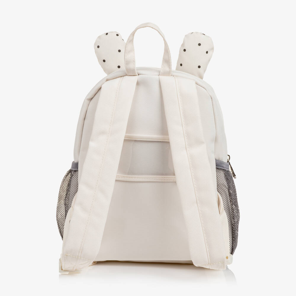 Mayoral Newborn-Ivory Spotty Rabbit Backpack (27cm) | Childrensalon