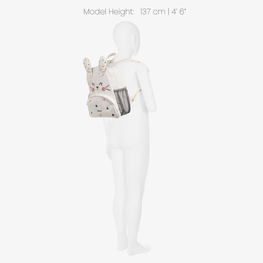 Mayoral Newborn-Ivory Spotty Rabbit Backpack (27cm) | Childrensalon