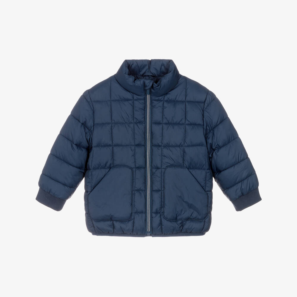 Mayoral-Синяя стеганая куртка | Childrensalon