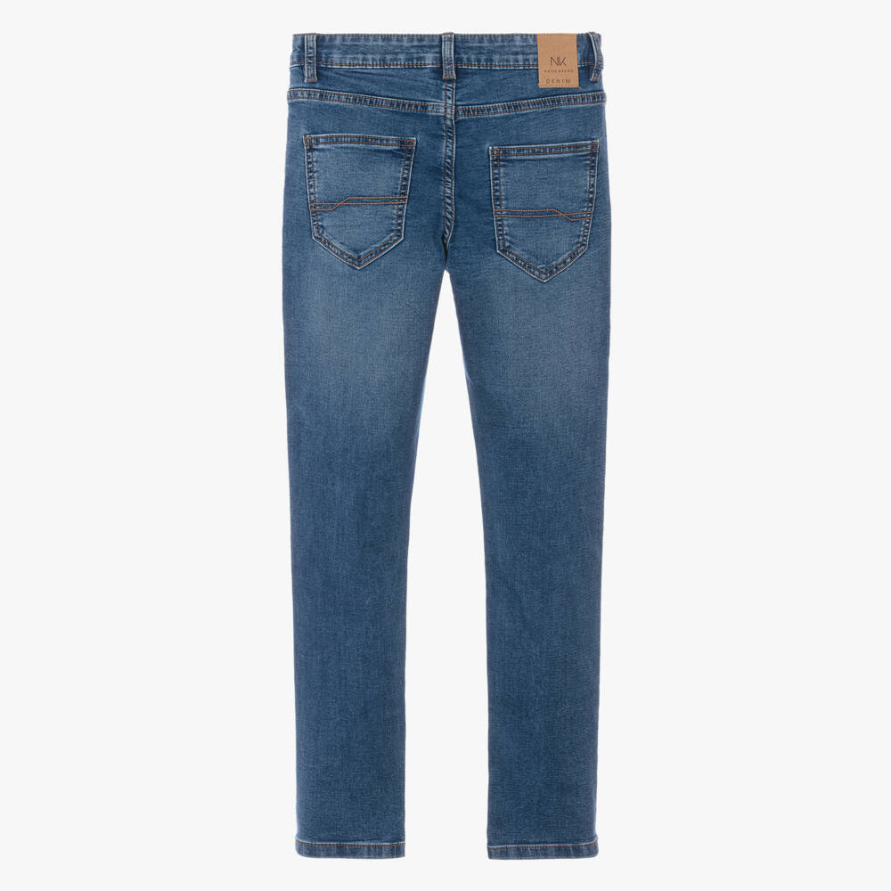 Mayoral Nukutavake-Older Boys Blue Slim Fit Jeans | Childrensalon