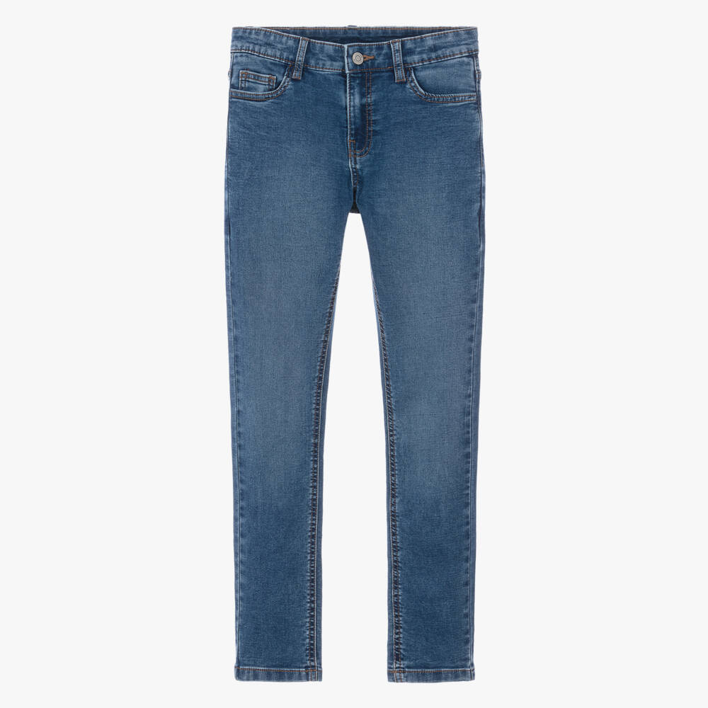 Mayoral Nukutavake-Older Boys Blue Slim Fit Jeans | Childrensalon