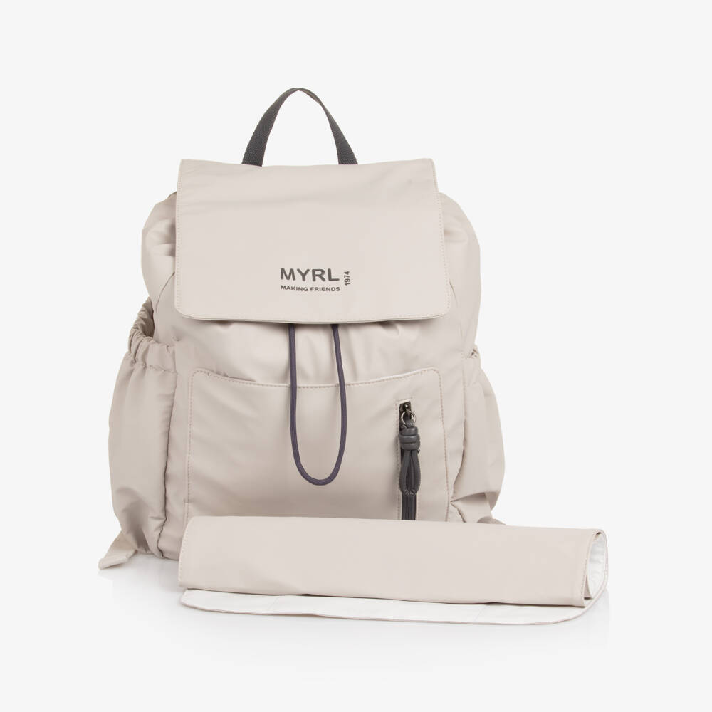 Mayoral Для новорожденных-Pale Beige Changing Backpack (38cm) | Childrensalon