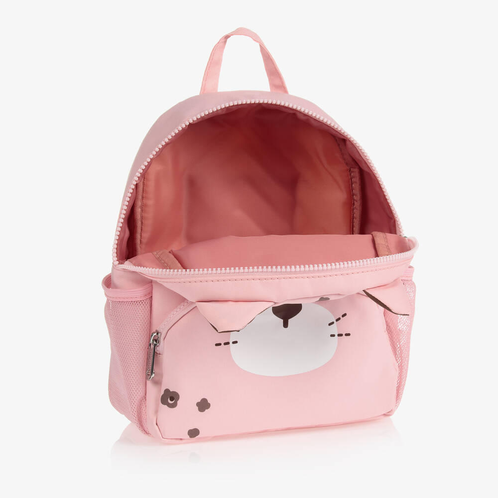 Mayoral-Pink Cat Backpack (27cm) | Childrensalon