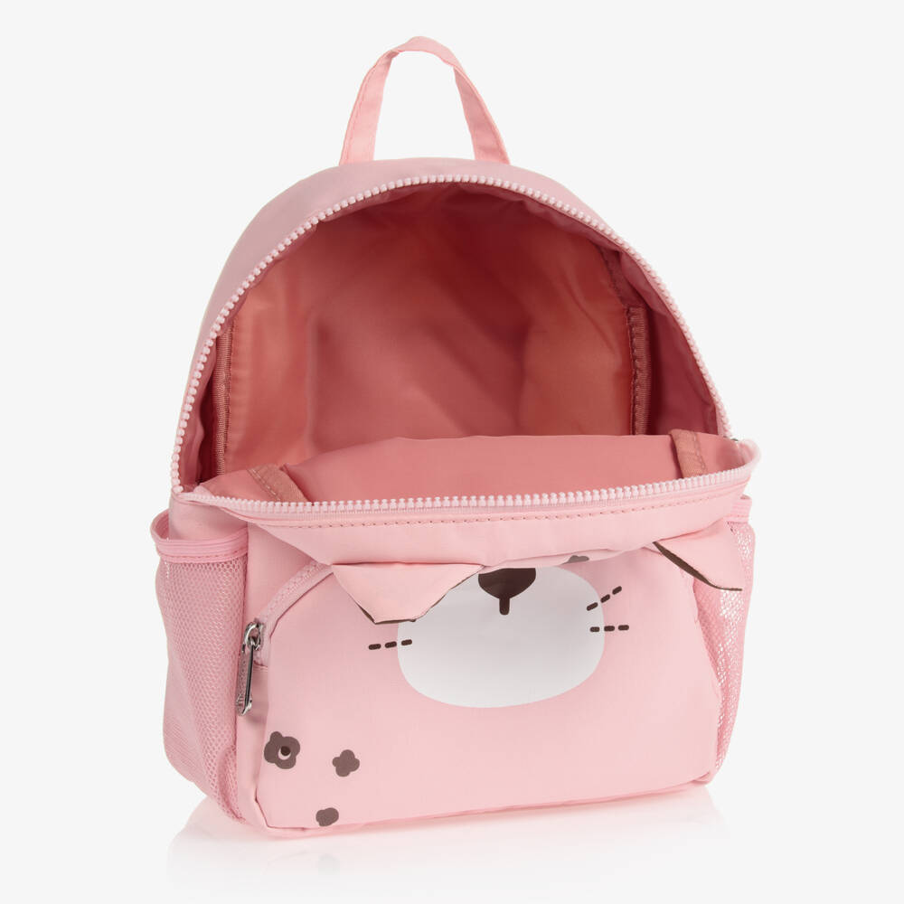 Mayoral-Pink Cat Backpack (27cm) | Childrensalon