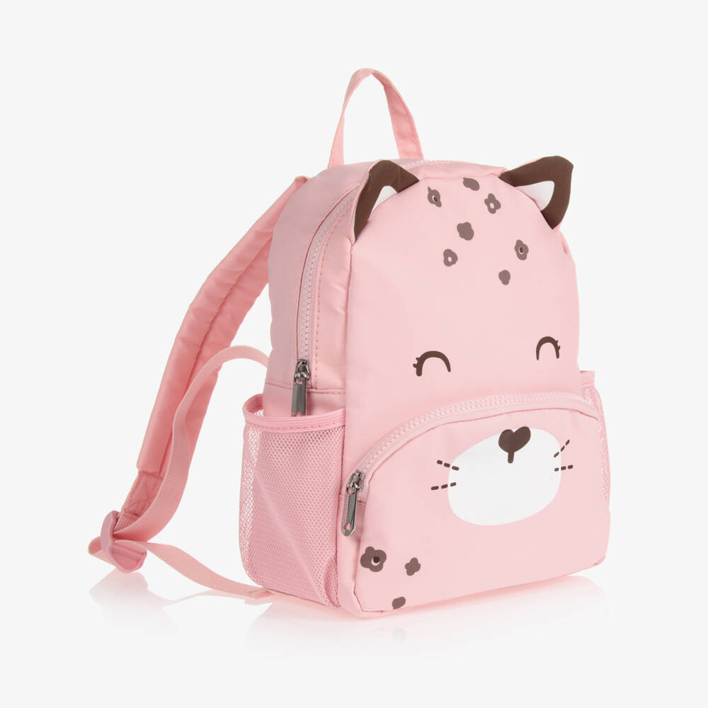 Mayoral-Pink Cat Backpack (27cm) | Childrensalon
