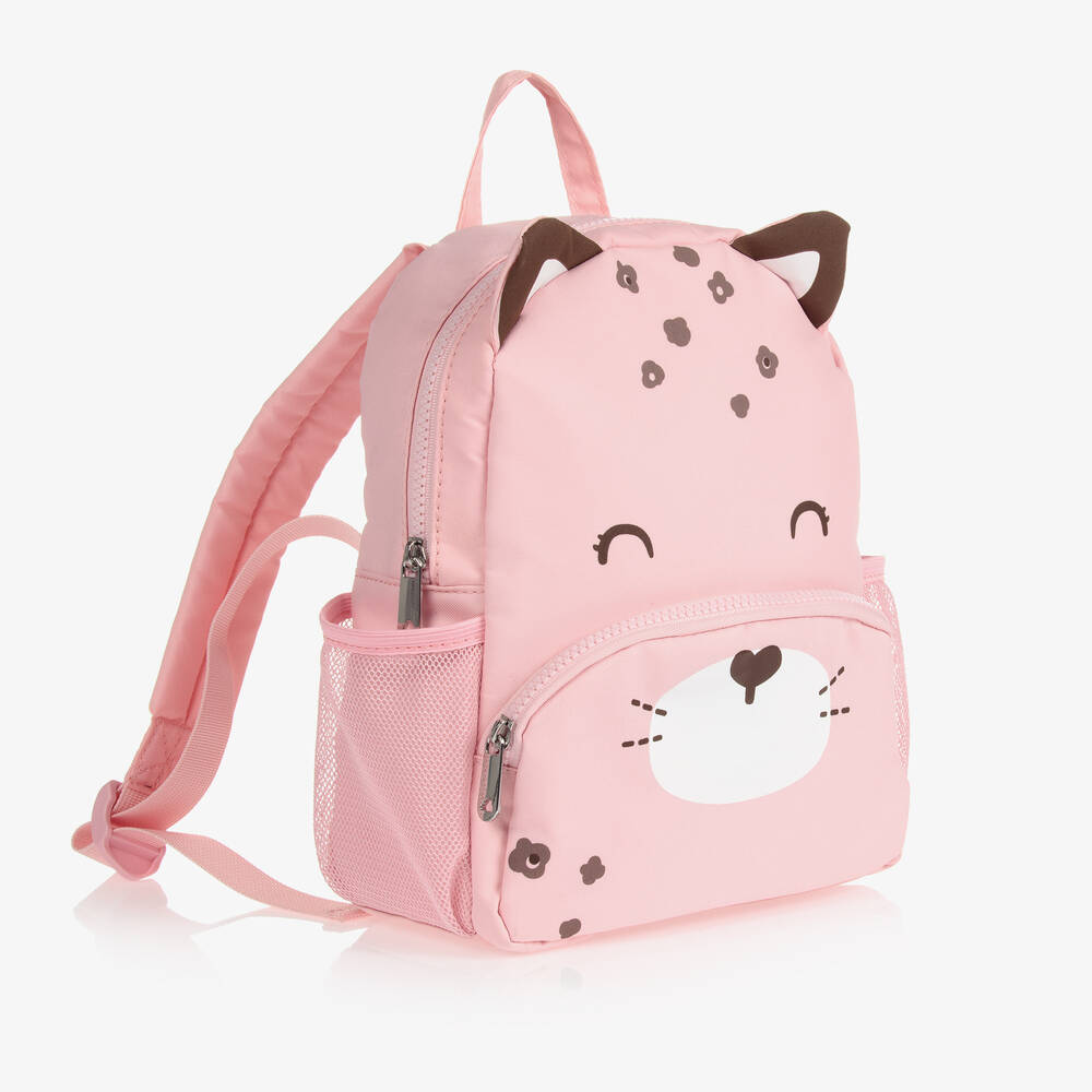 Mayoral-Pink Cat Backpack (27cm) | Childrensalon