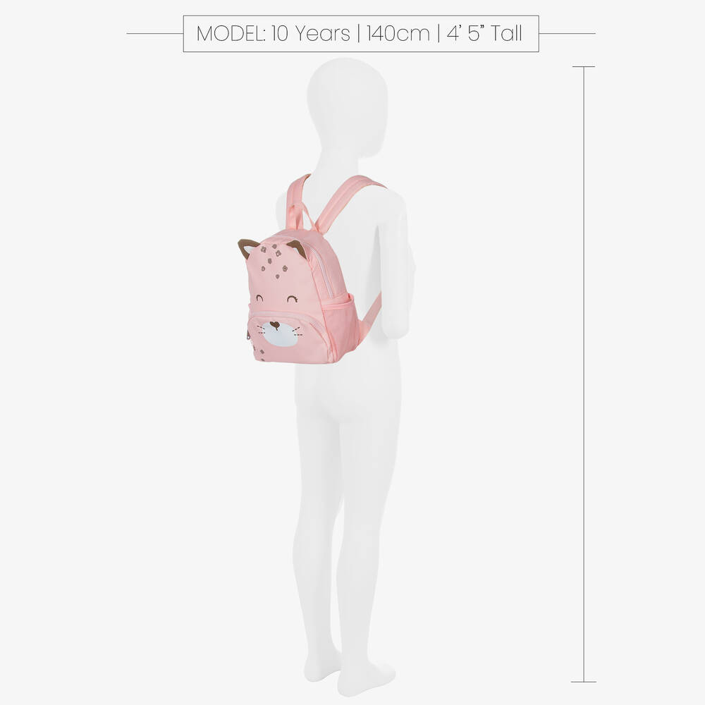 Mayoral-Pink Cat Backpack (27cm) | Childrensalon