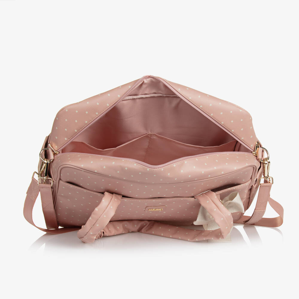 Mayoral-حقيبة تغيير الحفاضات جلد صناعي لون زهري (48 سم) | Childrensalon