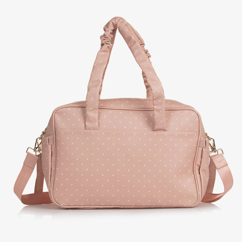 Mayoral-حقيبة تغيير الحفاضات جلد صناعي لون زهري (48 سم) | Childrensalon