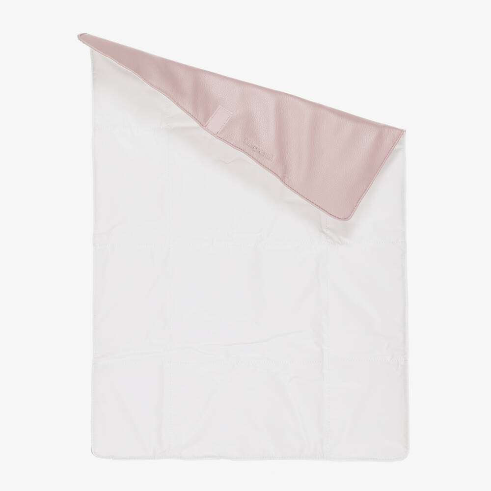 Mayoral Newborn-Pink Faux Leather Foldable Changing Mat (70cm) | Childrensalon