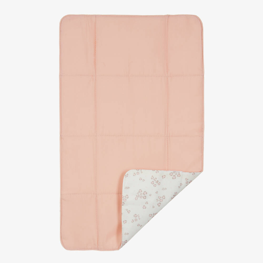 Mayoral-Pink Grained Faux Leather Changing Backpack (38cm) | Childrensalon