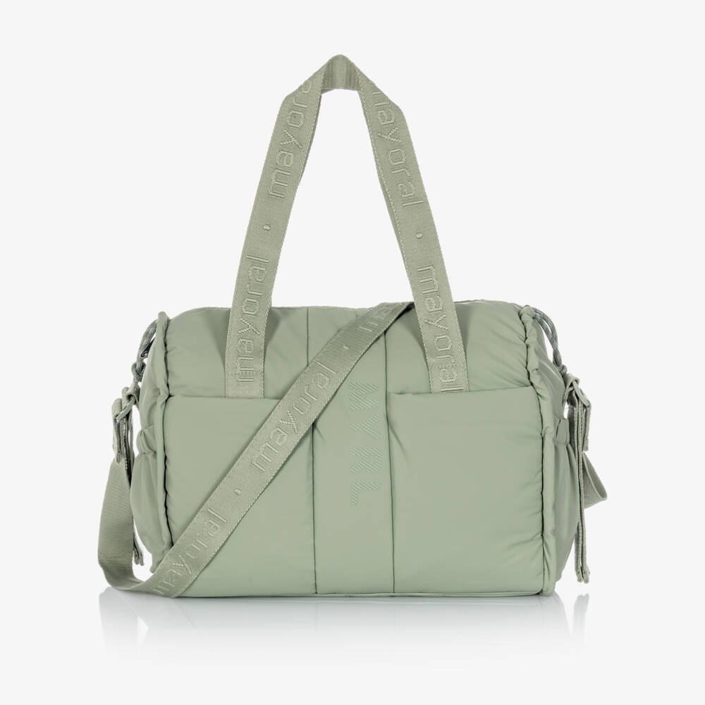 Mayoral Newborn-Sage Green Waterproof Baby Changing Bag (38cm) | Childrensalon