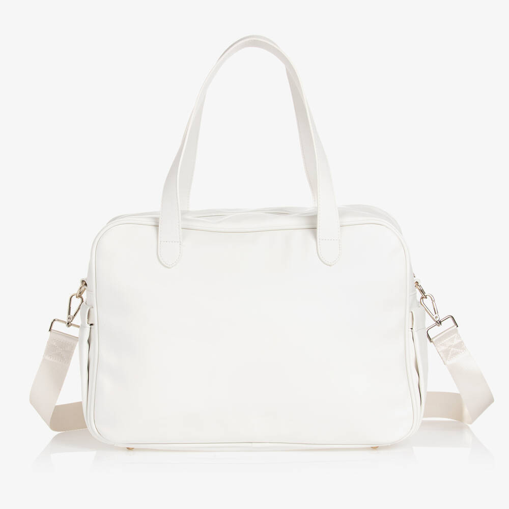 Mayoral-Белая пеленальная сумка из искусственной кожи (40см) | Childrensalon