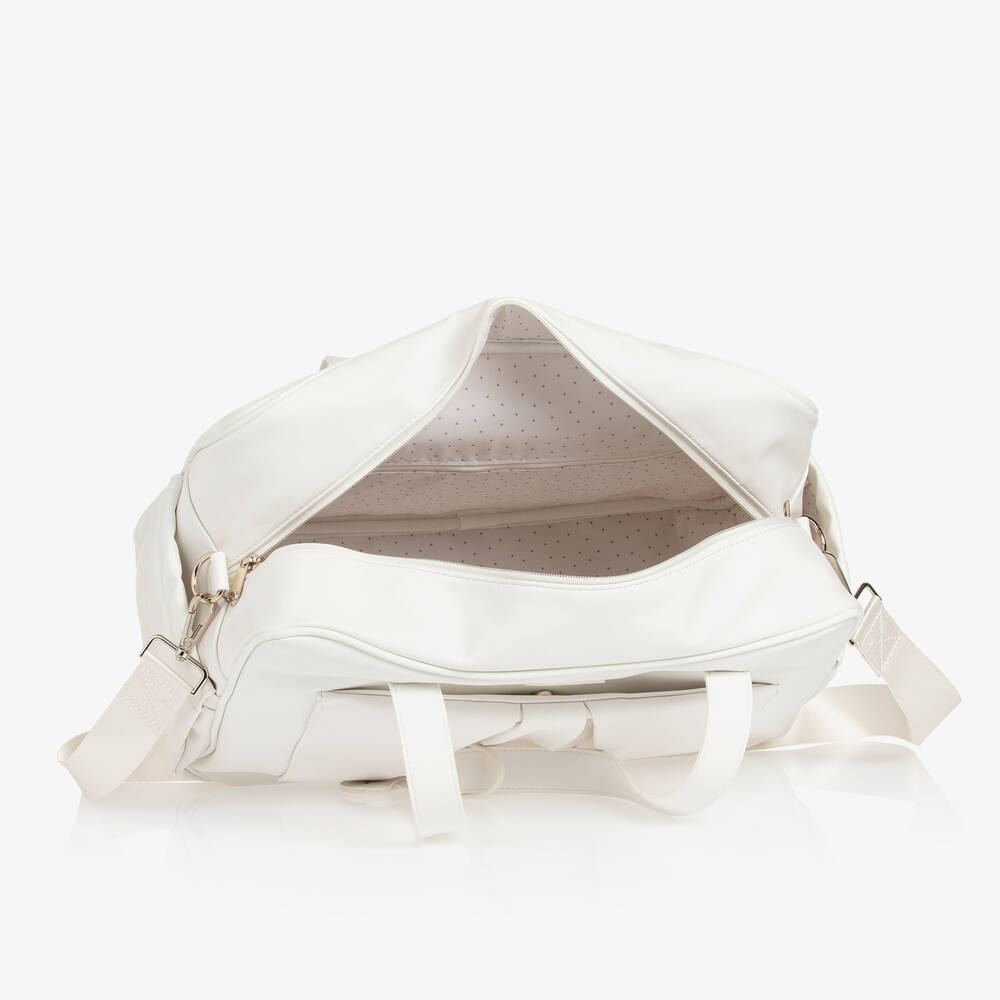 Mayoral-Белая пеленальная сумка из искусственной кожи (40см) | Childrensalon