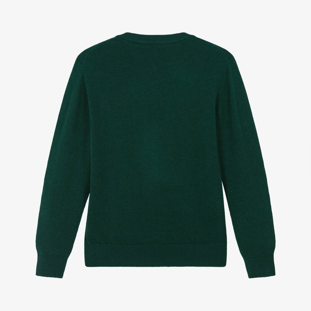 MC2 Saint Barth-Свитер трикотажный зеленый с Микки для мальчиков | Childrensalon