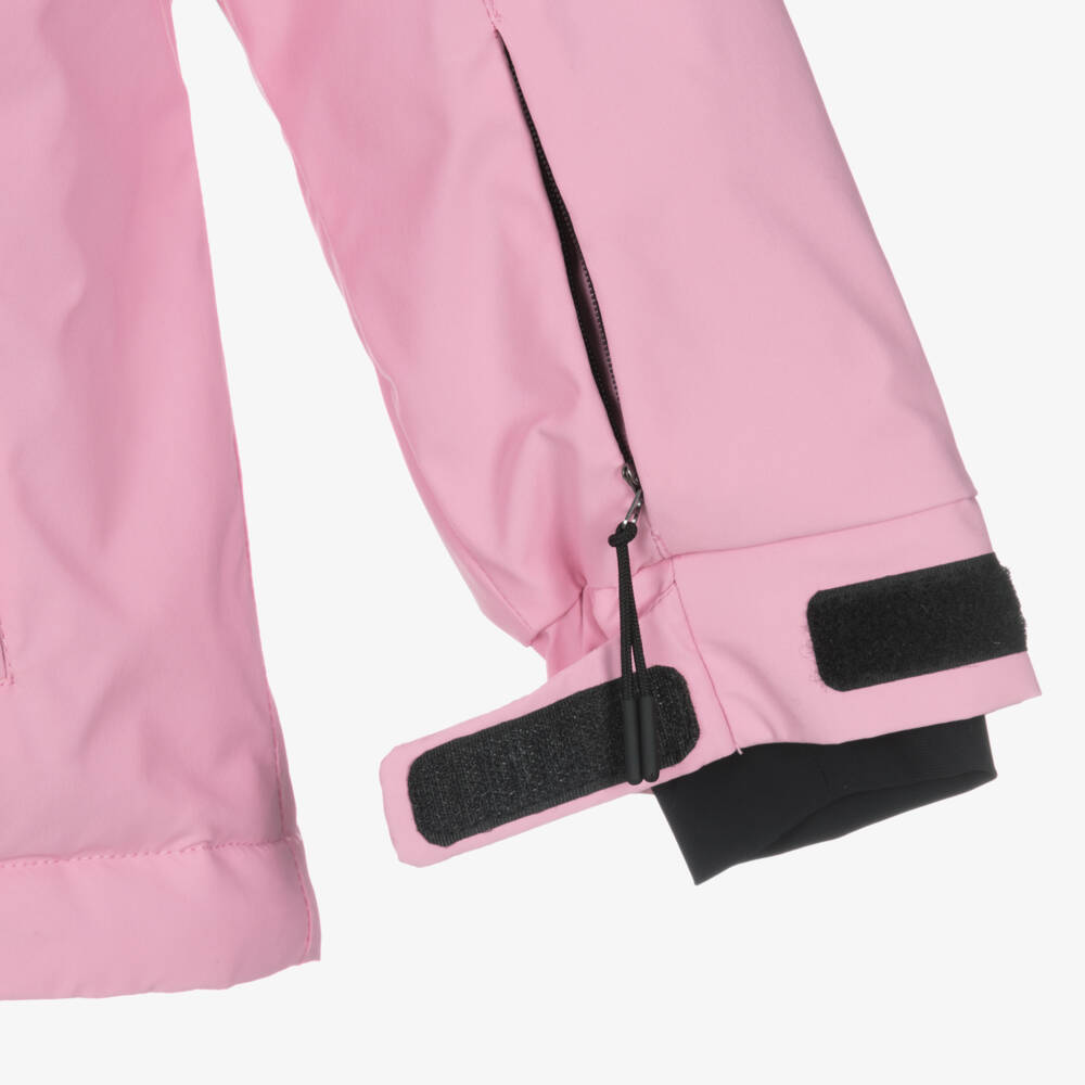 MC2 Saint Barth-Лыжная куртка розовая с капюшоном с технологией Recco для девочек | Childrensalon