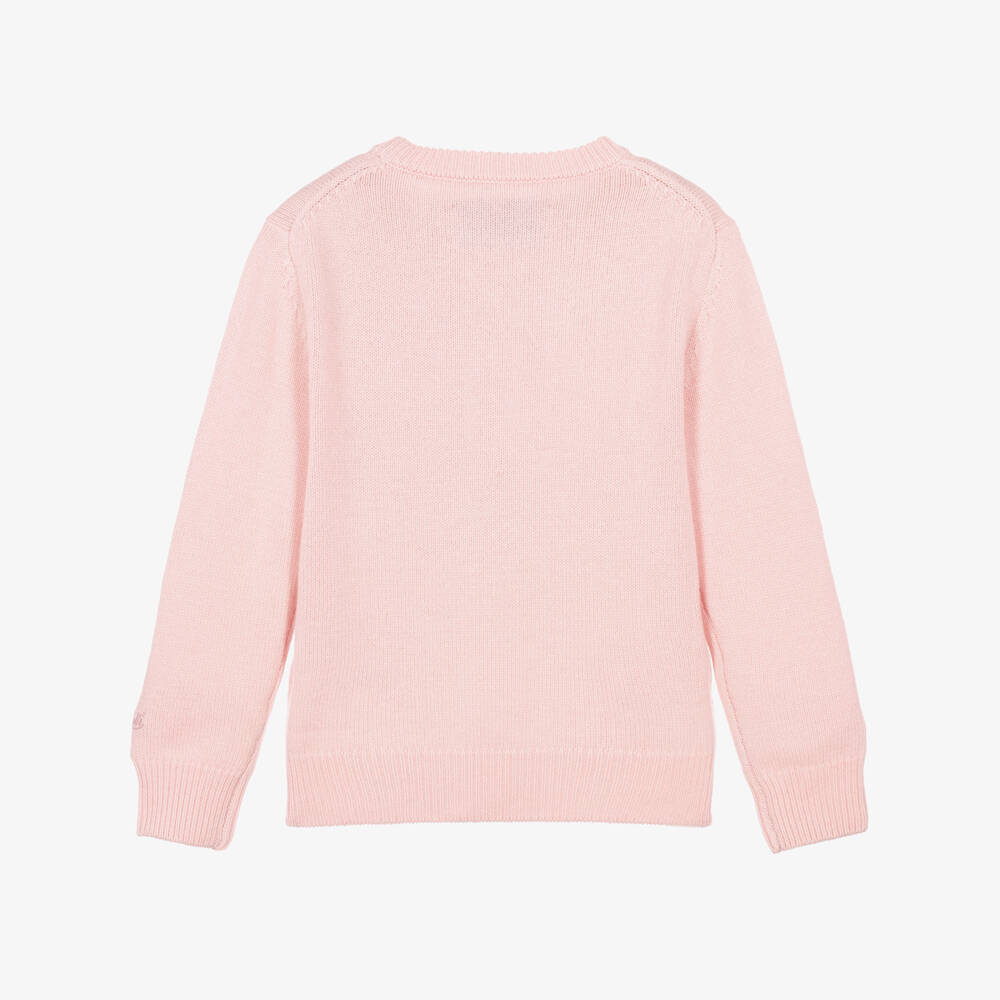 MC2 Saint Barth-Girls Pink Apres Ski Snoopy Sweater | Childrensalon