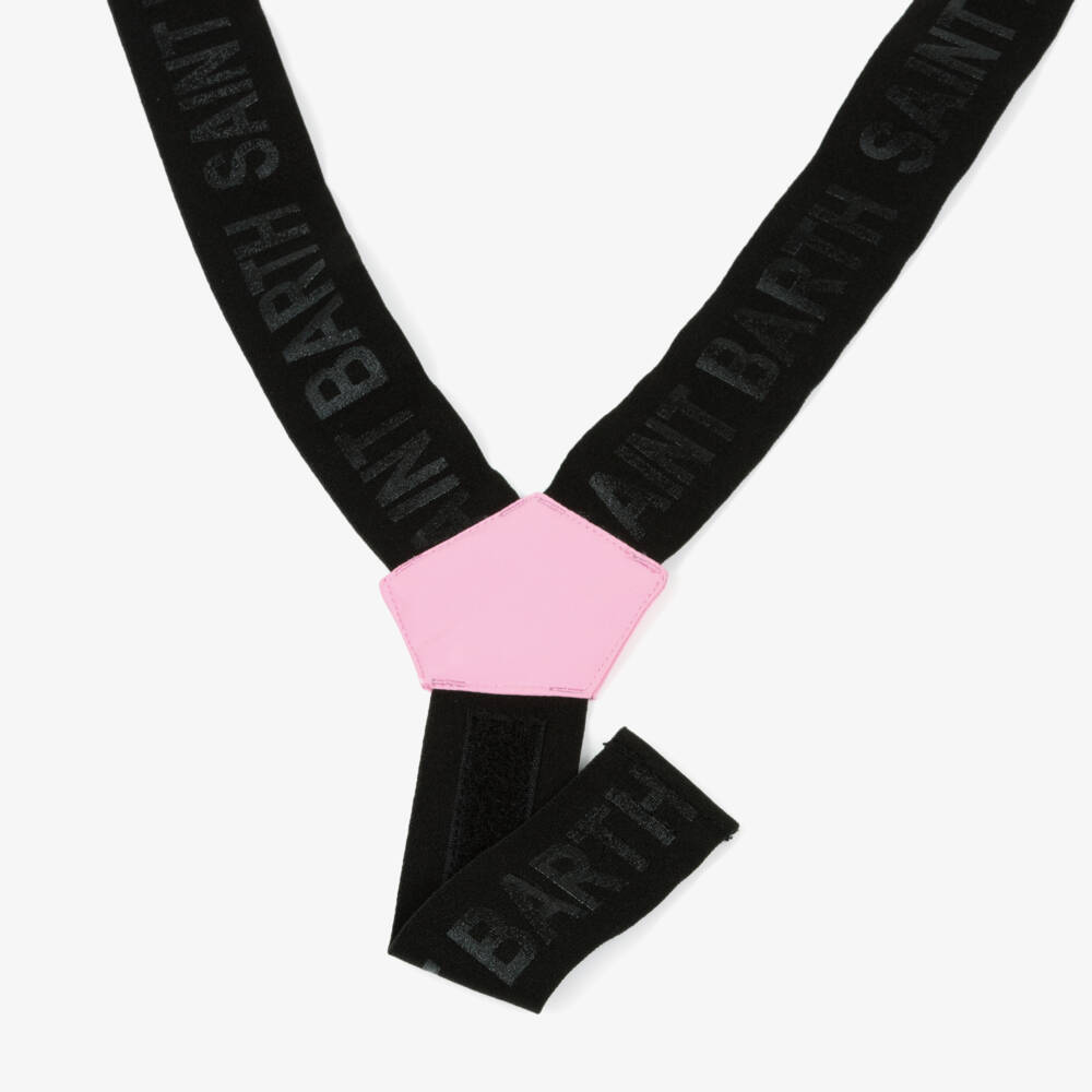 MC2 Saint Barth-Лыжные брюки технические розово-черные для девочек | Childrensalon