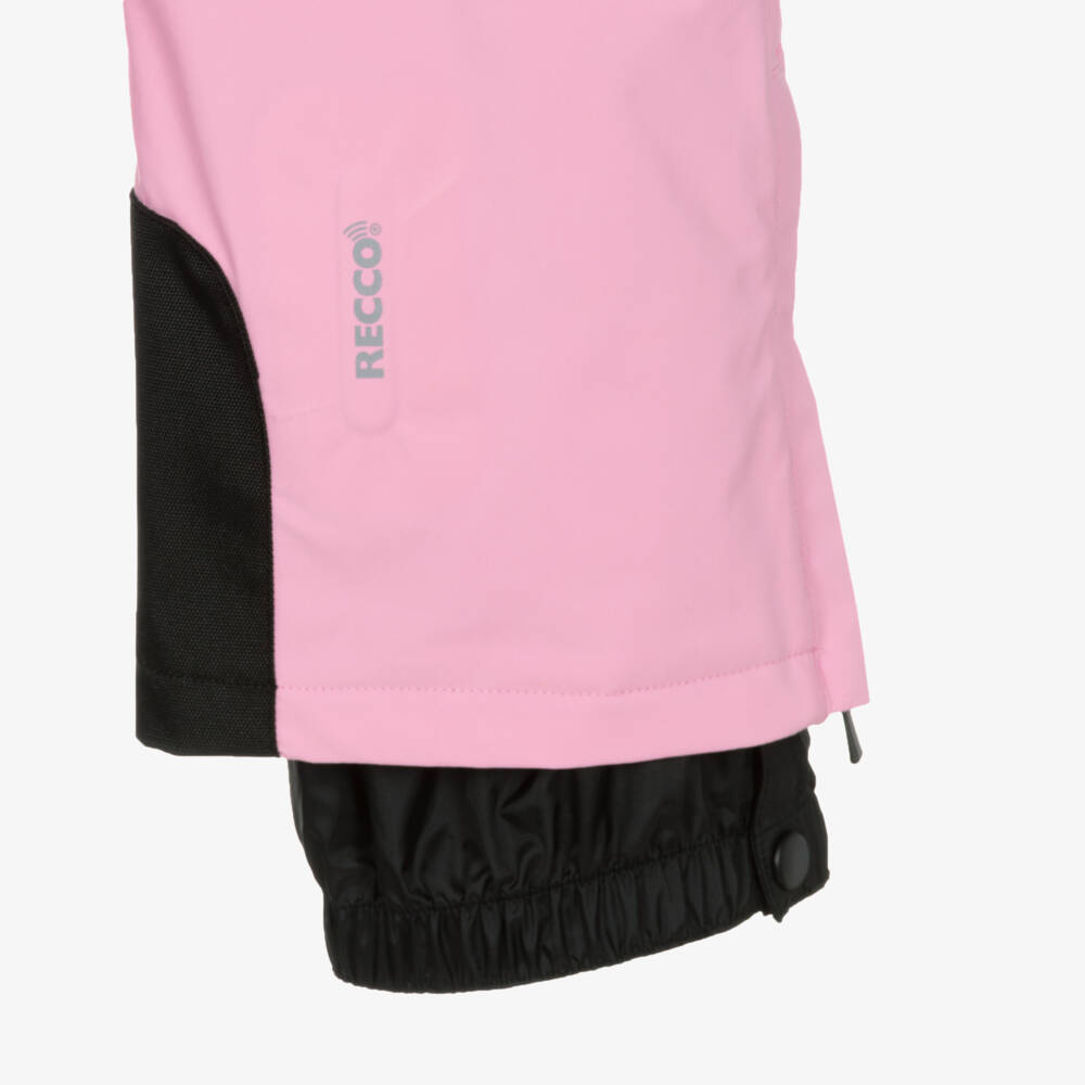 MC2 Saint Barth-Лыжные брюки технические розово-черные для девочек | Childrensalon