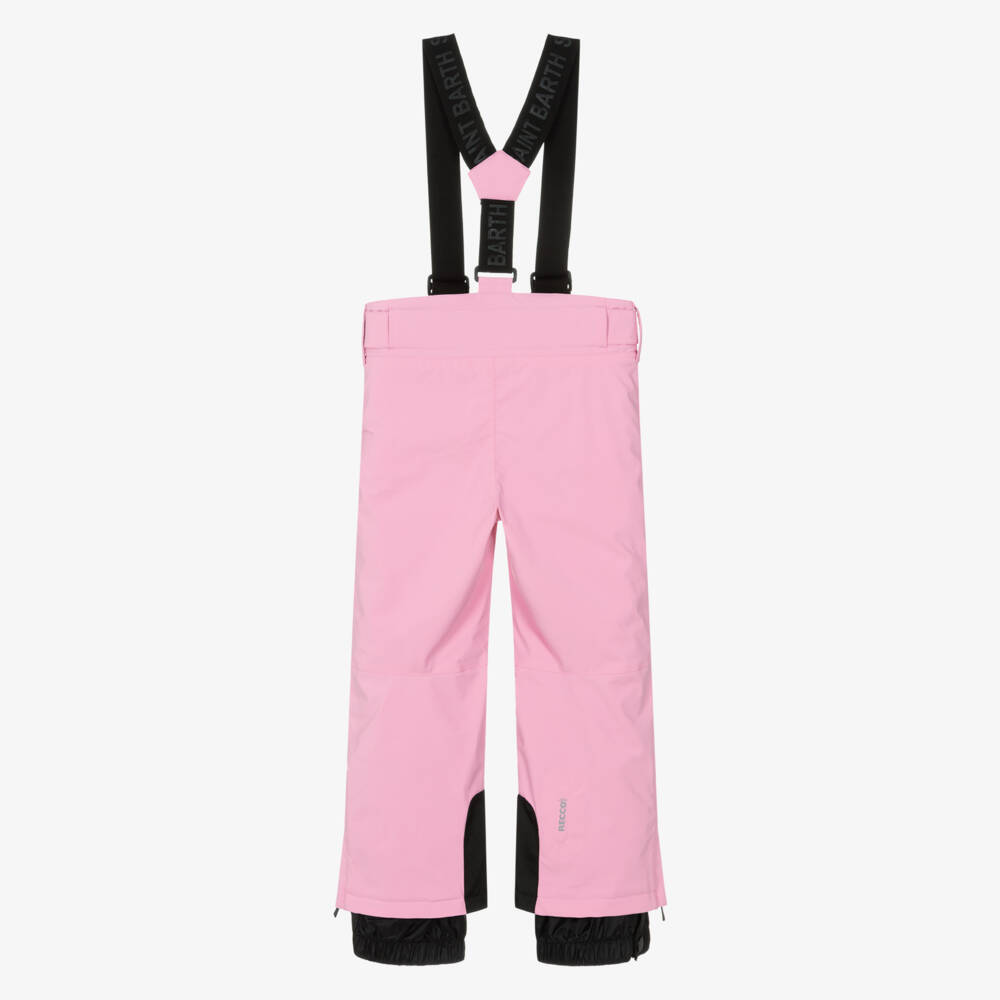 MC2 Saint Barth-Лыжные брюки технические розово-черные для девочек | Childrensalon