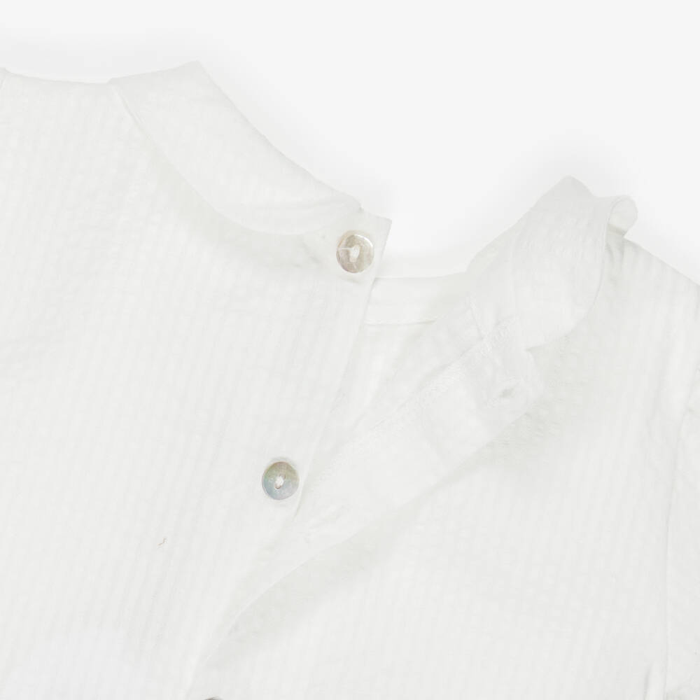 Mebi-طقم شورت محبوك لون بيج للأولاد الرضع | Childrensalon