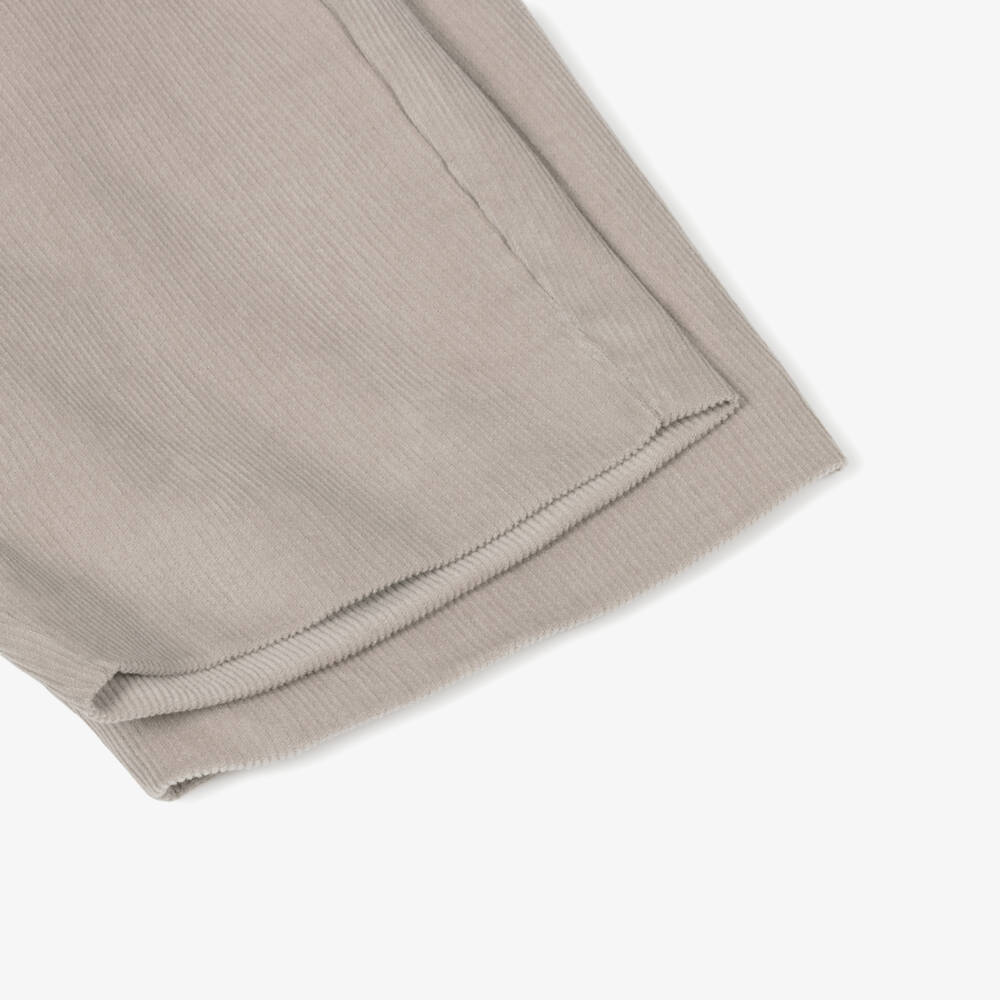 Mebi-Boys Fair Isle Sweater & Beige Corduroy Shorts Set | Childrensalon