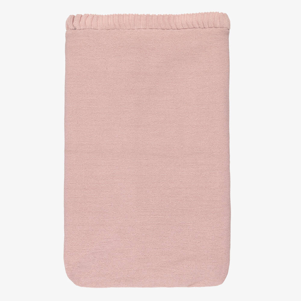 Mebi-Girls Pink Knitted Nest with Faux Fur Lining (62cm) | Childrensalon