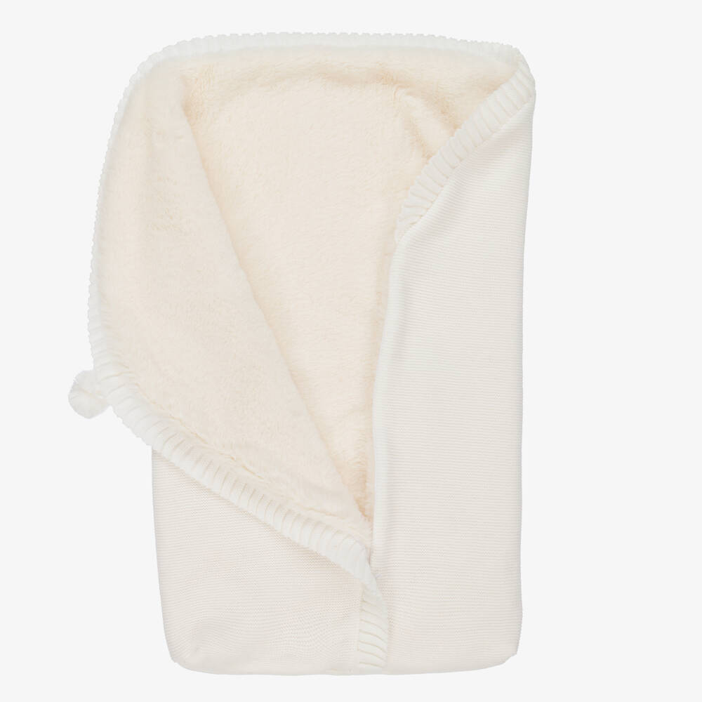 Mebi-Ivory Knitted Baby Nest (62cm) | Childrensalon