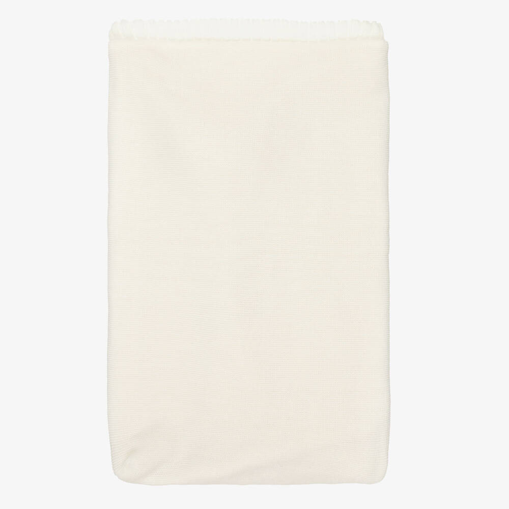 Mebi-Ivory Knitted Nest with Faux Fur Lining (62cm) | Childrensalon