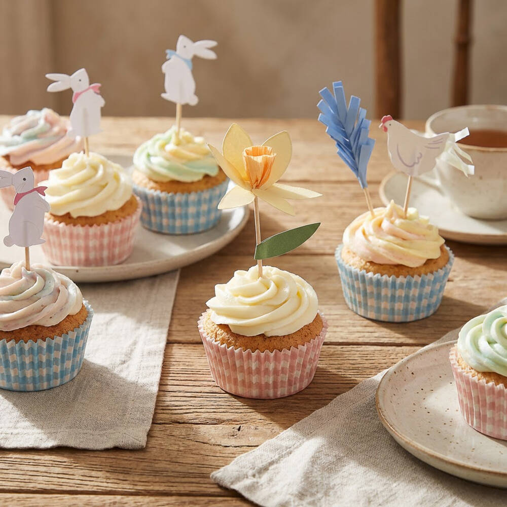 Meri Meri-Colourful Easter Cottage Cupcake Kit | Childrensalon