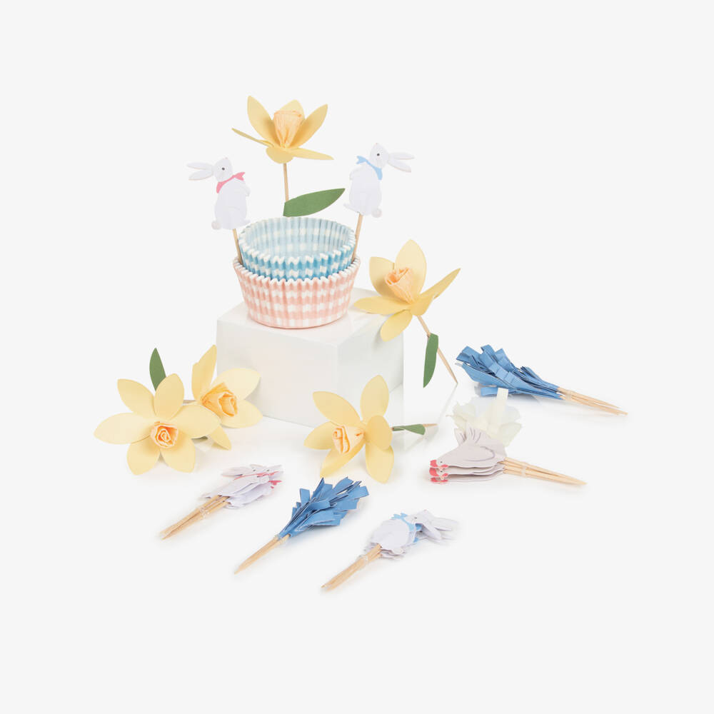 Meri Meri-Colourful Easter Cottage Cupcake Kit | Childrensalon