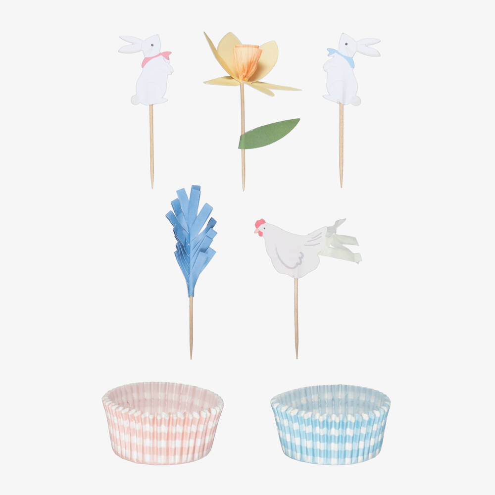 Meri Meri-Colourful Easter Cottage Cupcake Kit | Childrensalon