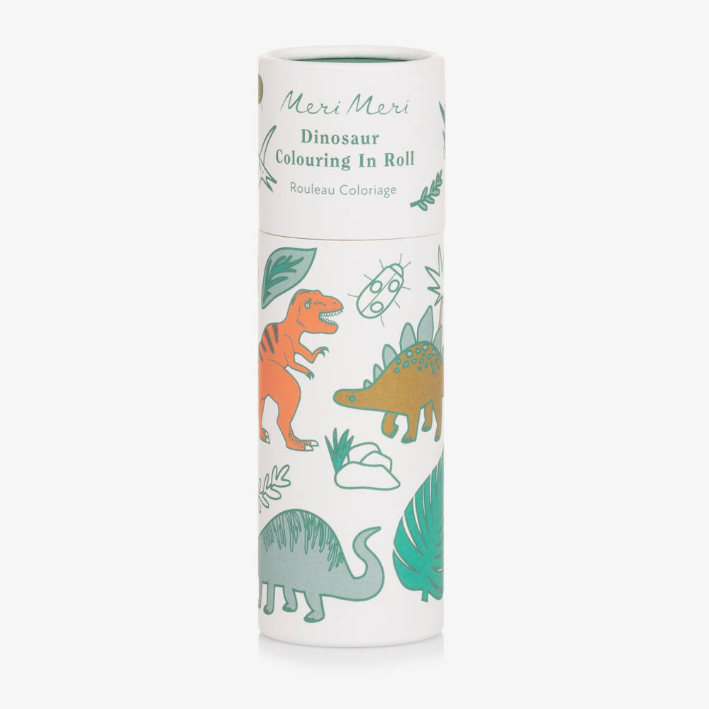 Meri Meri-Colouring Roll & Wax Crayons Dinosaur Set | Childrensalon