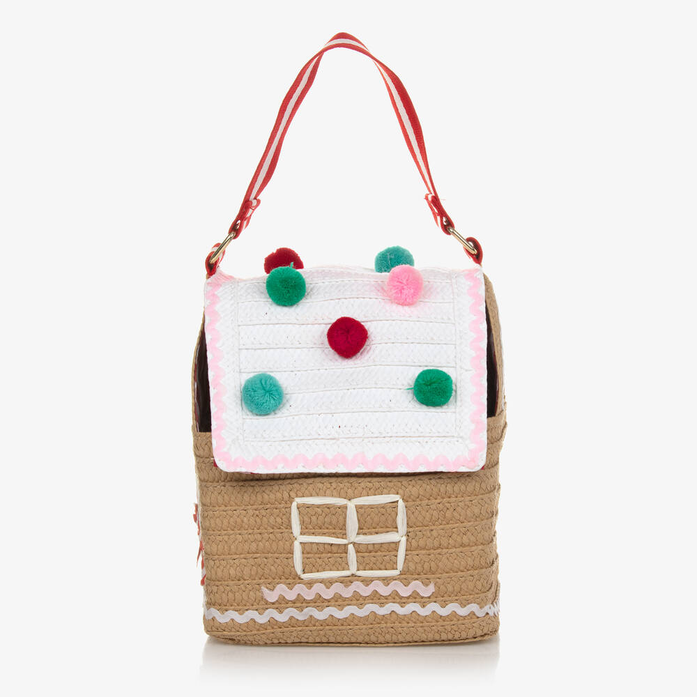 Meri Meri-حقيبة جينجر بريد هاوس لون بيج للبنات (22 سم) | Childrensalon