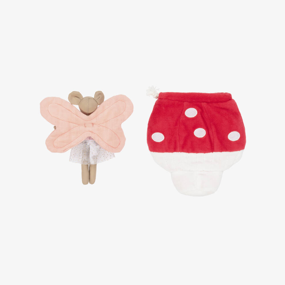 Meri Meri-Girls Fairy Mouse Doll & Mushroom Pouch Set (15cm) | Childrensalon