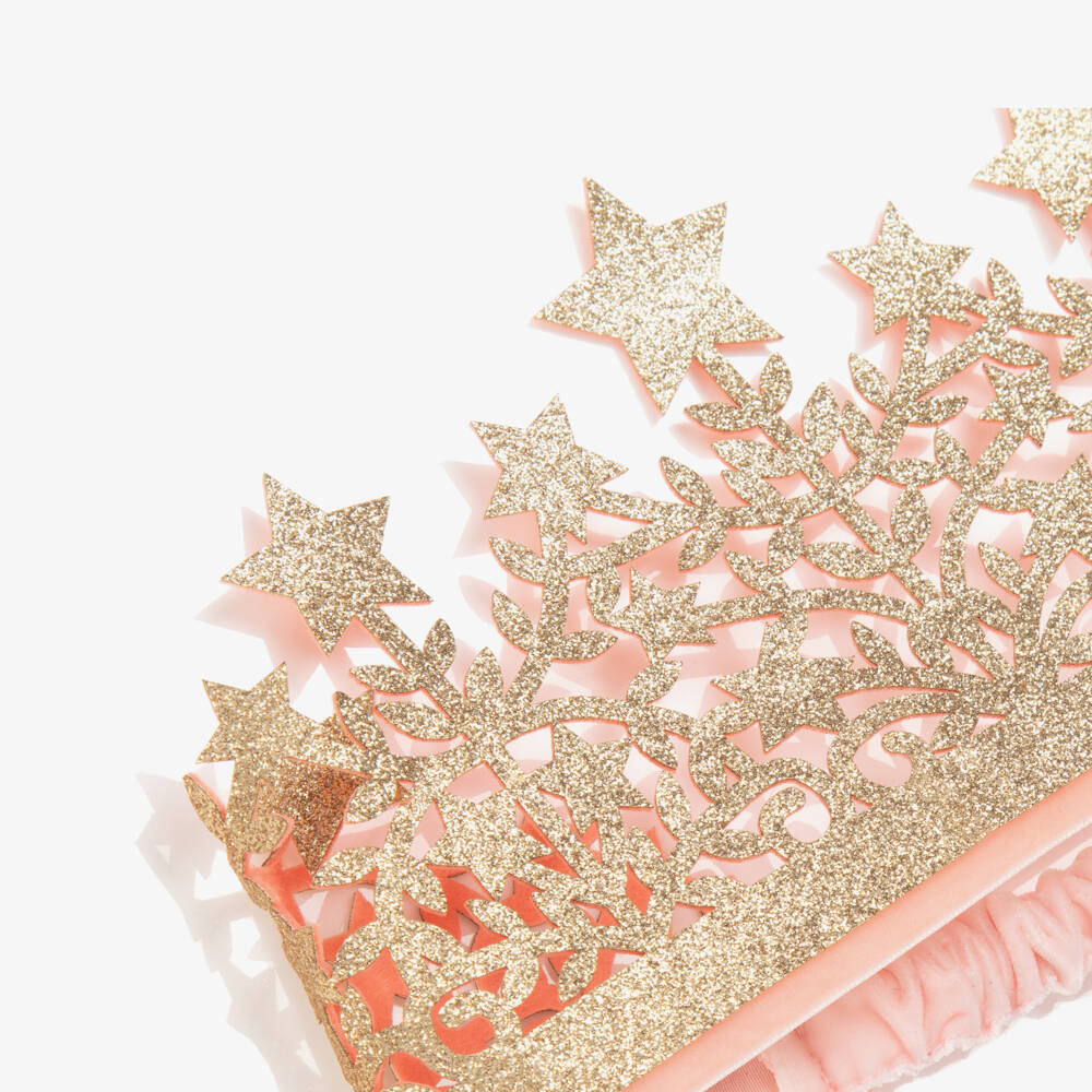 Meri Meri-تاج لون ذهبي غليتر للبنات | Childrensalon