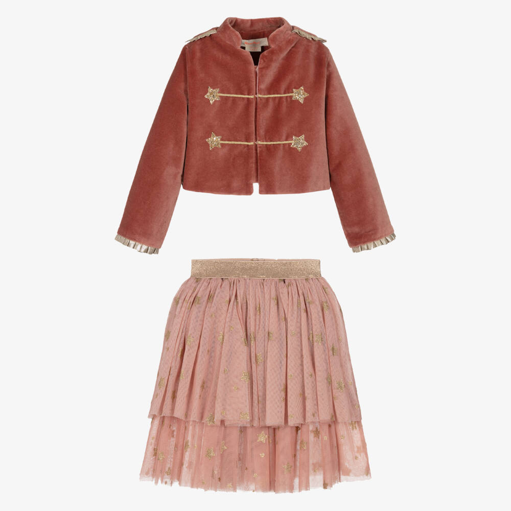 Meri Meri-Girls Pink Nutcracker Soldier Costume  | Childrensalon