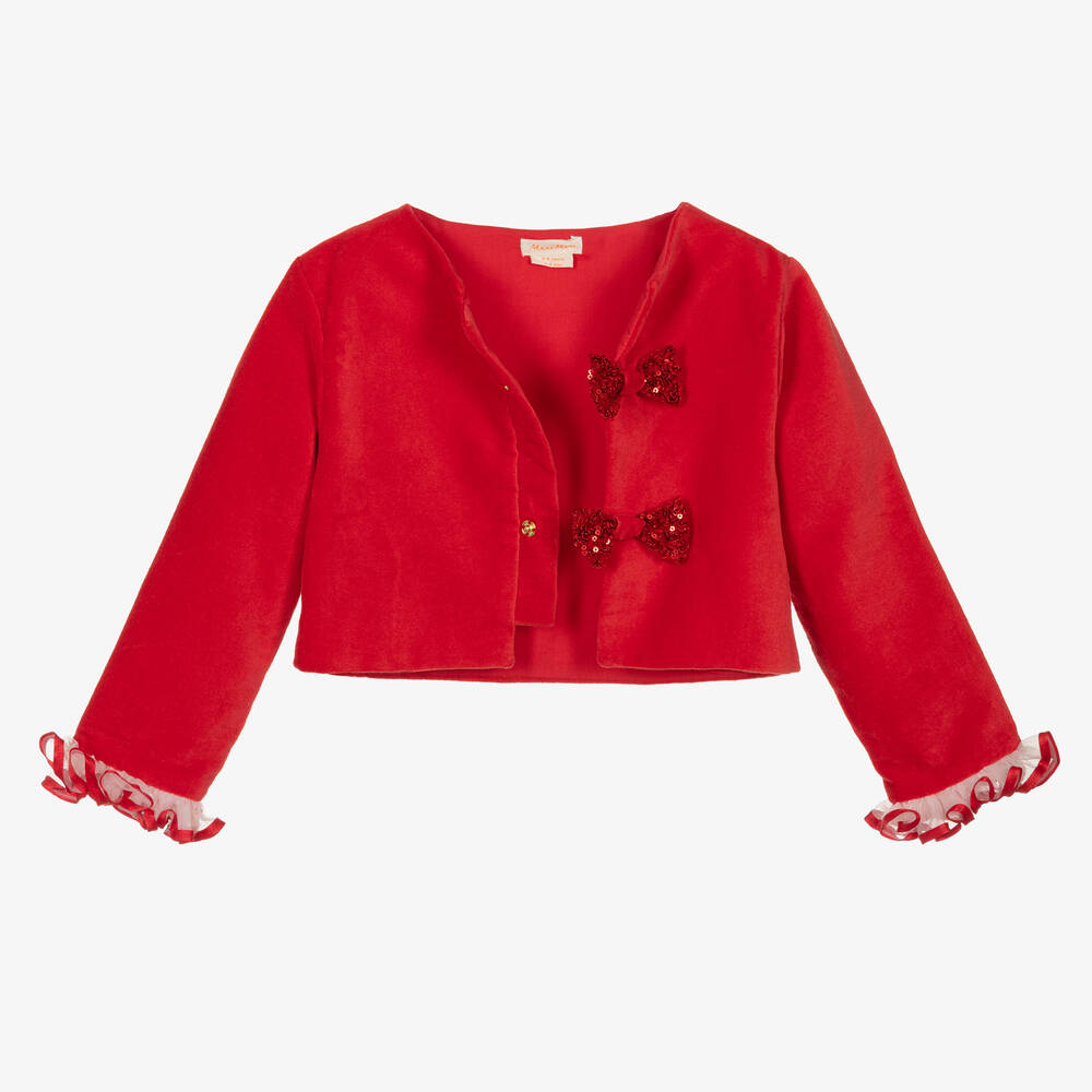 Meri Meri-Girls Red Santa's Little Helper Costume | Childrensalon