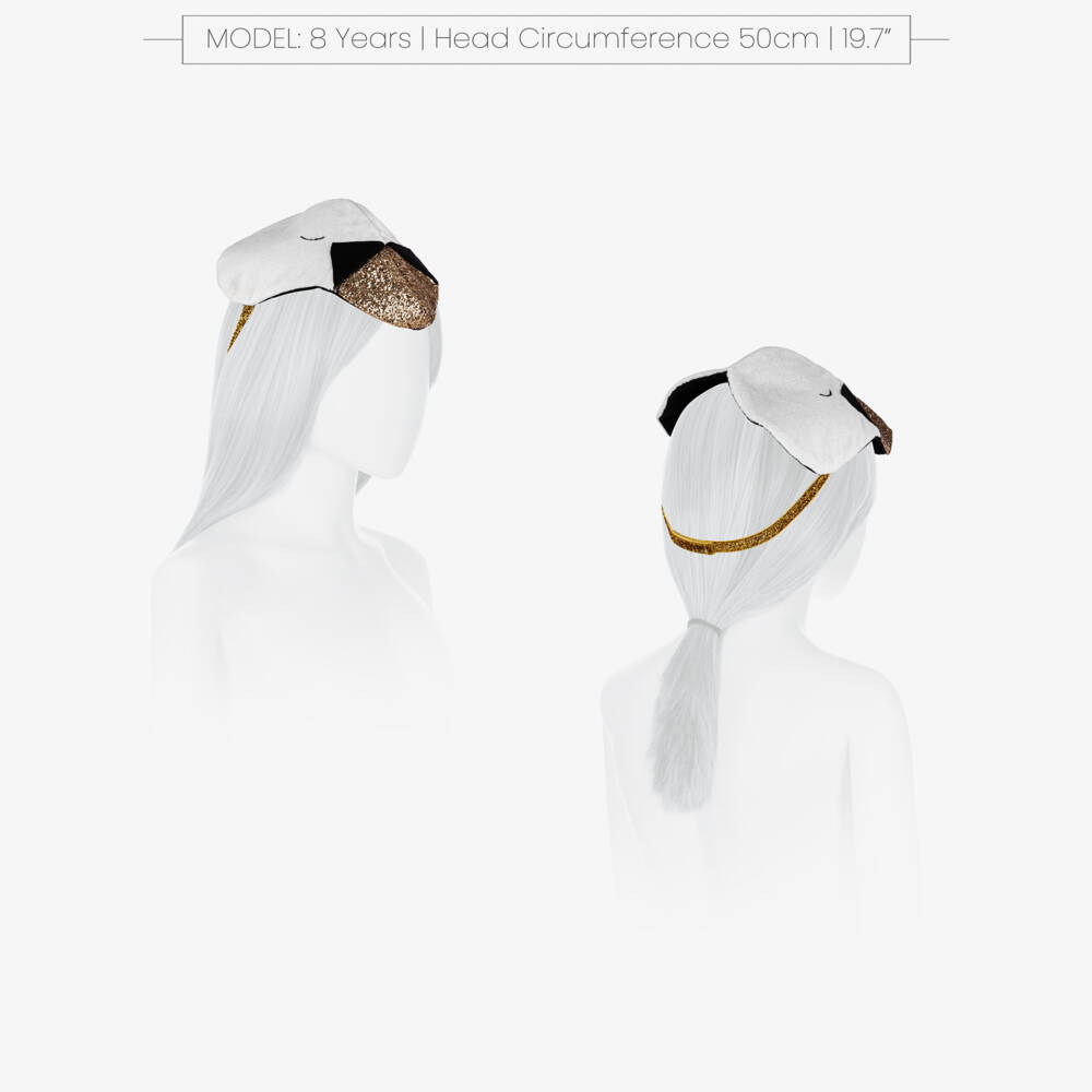 Meri Meri-كيب للحفلات التنكرية تول لون أبيض | Childrensalon