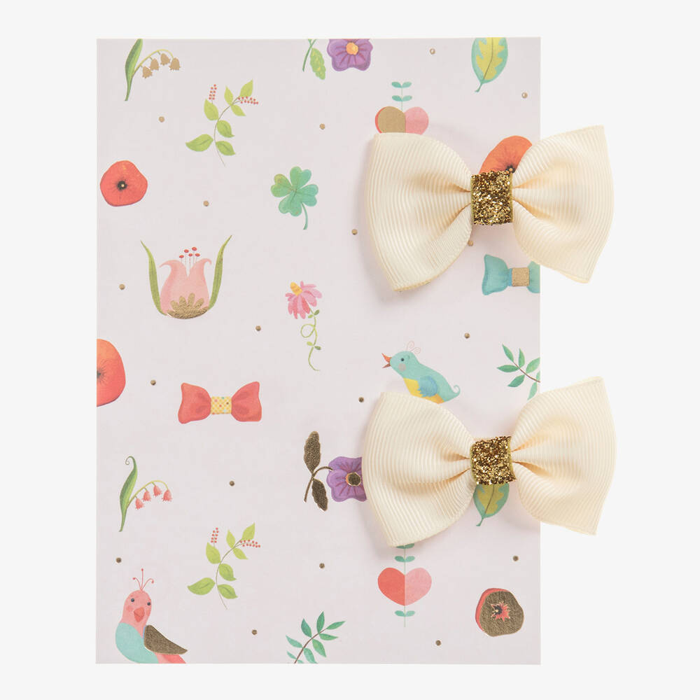 Milledeux-Ivory Hair Clips (2 Pack) | Childrensalon