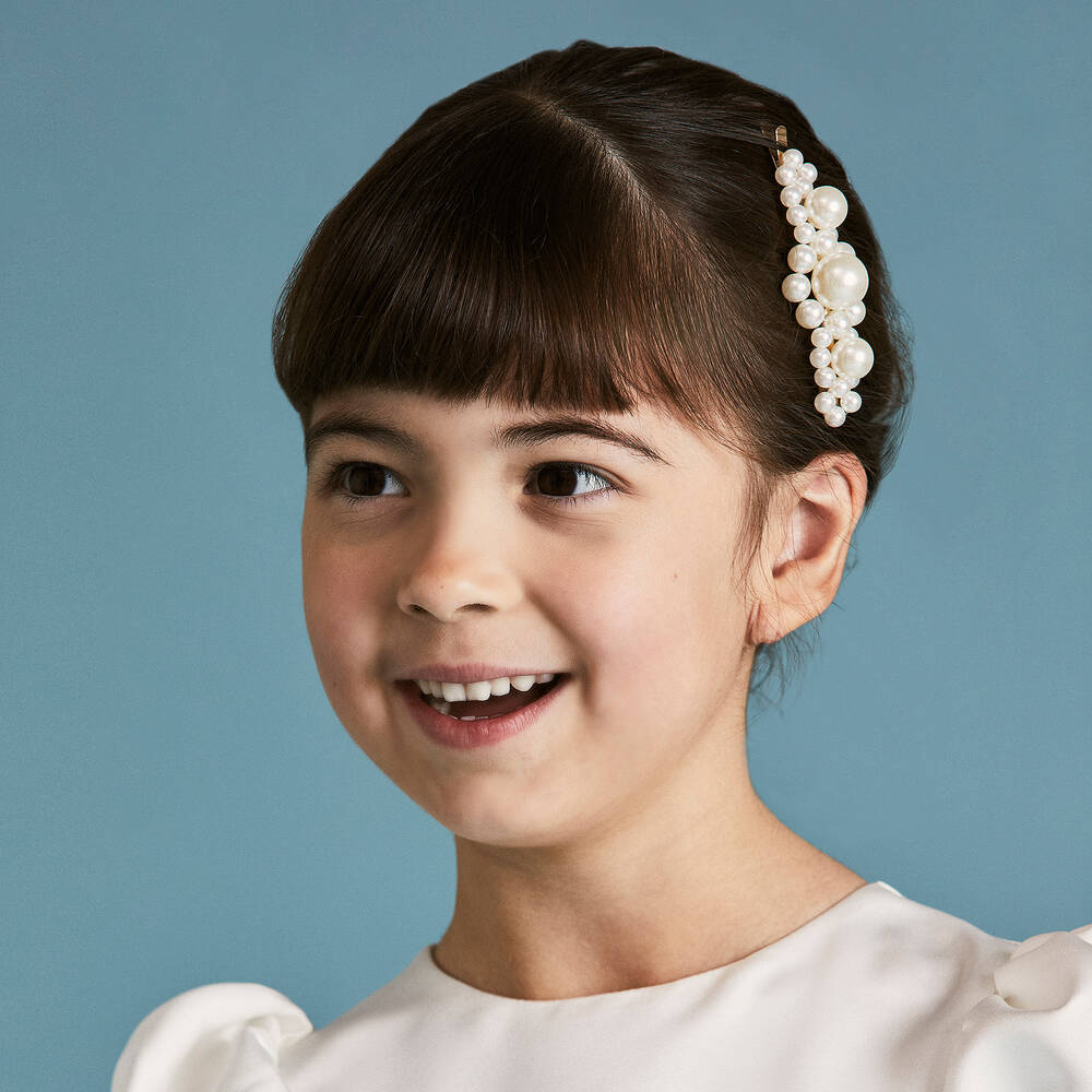 Milledeux-Pearl Hair Clips (3 Pack) | Childrensalon