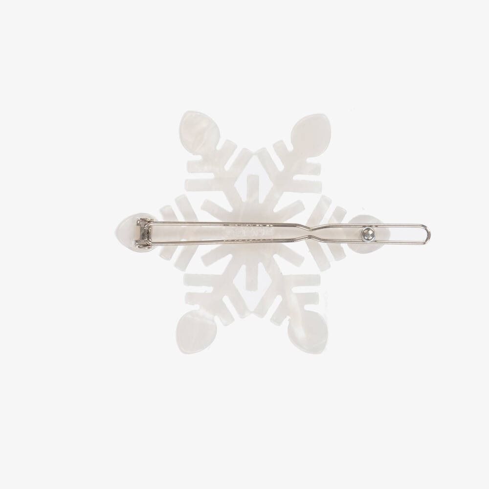 Milledeux-Snowflake Hair Clip (5cm) | Childrensalon