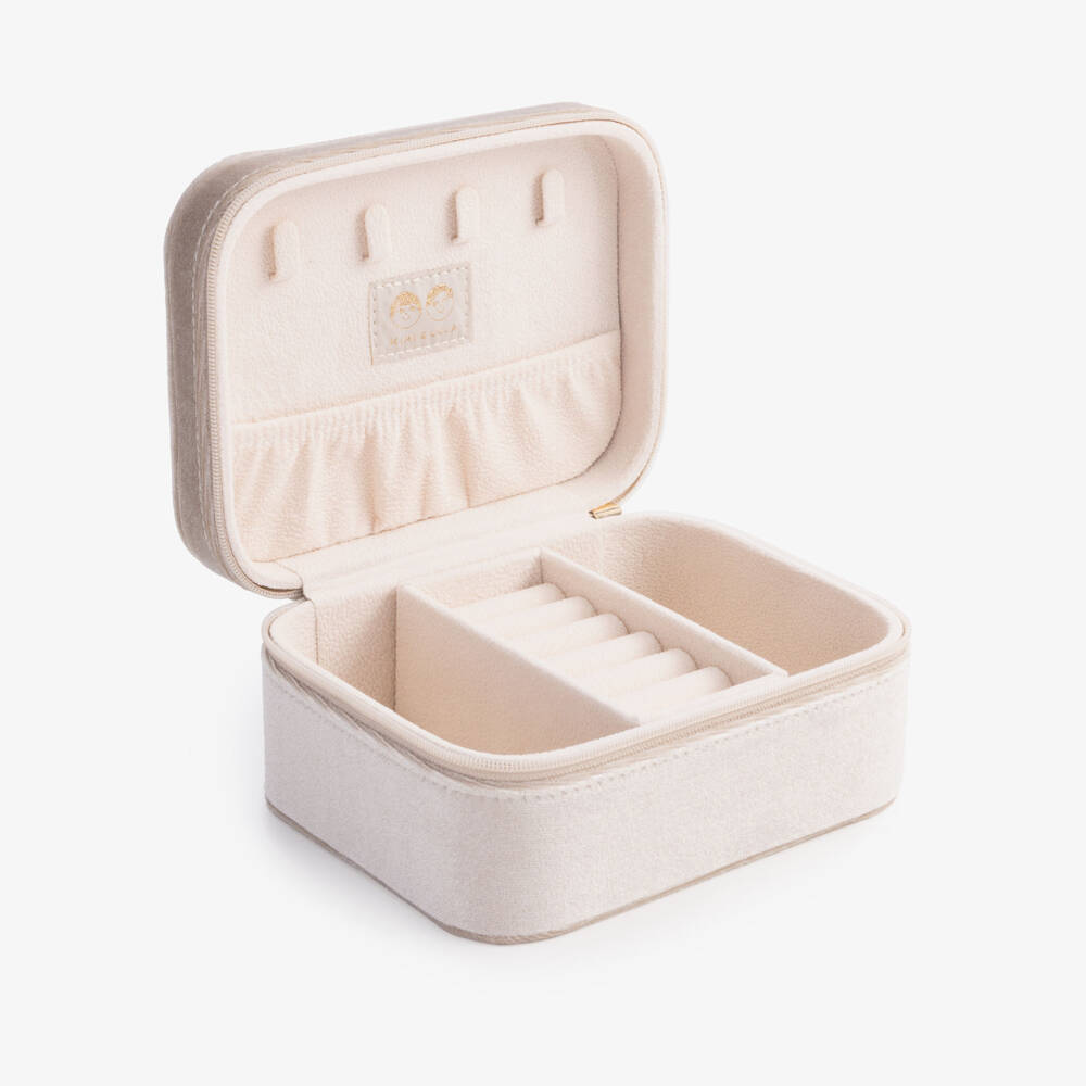 Mimi & Lula-Beige Unicorn Jewellery Box (15cm) | Childrensalon