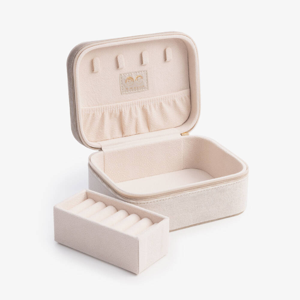 Mimi & Lula-Beige Unicorn Jewellery Box (15cm) | Childrensalon