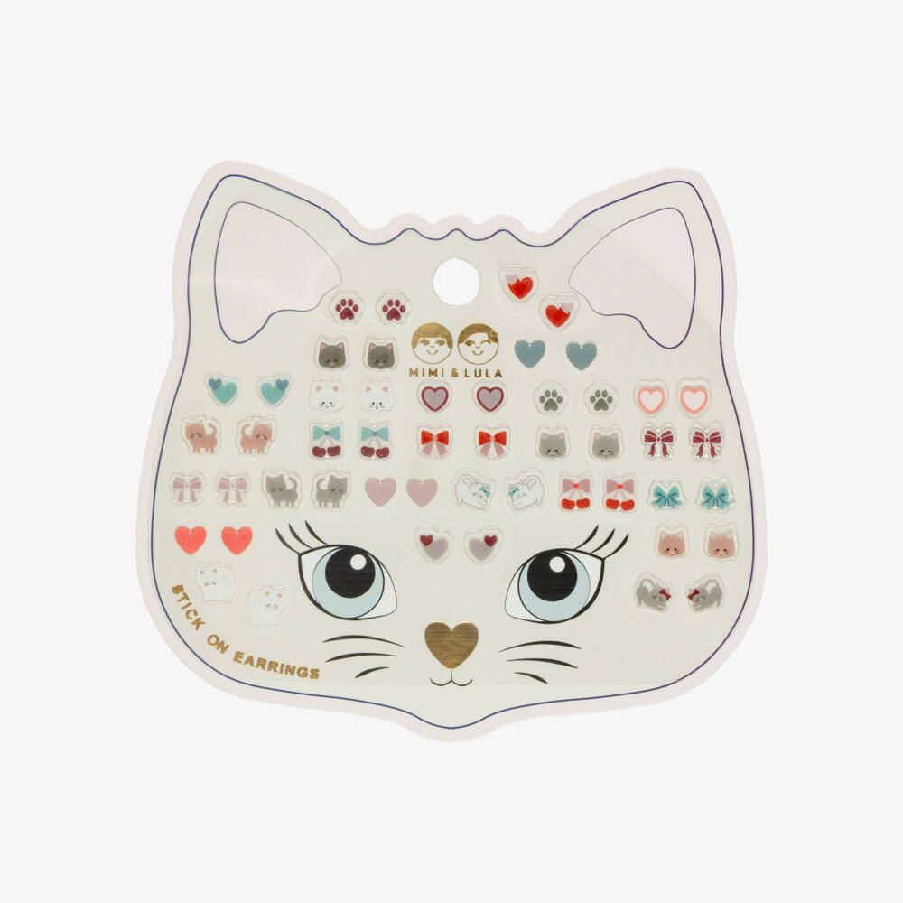 Mimi & Lula-Cat Themed Stick-On Ear Decorations | Childrensalon