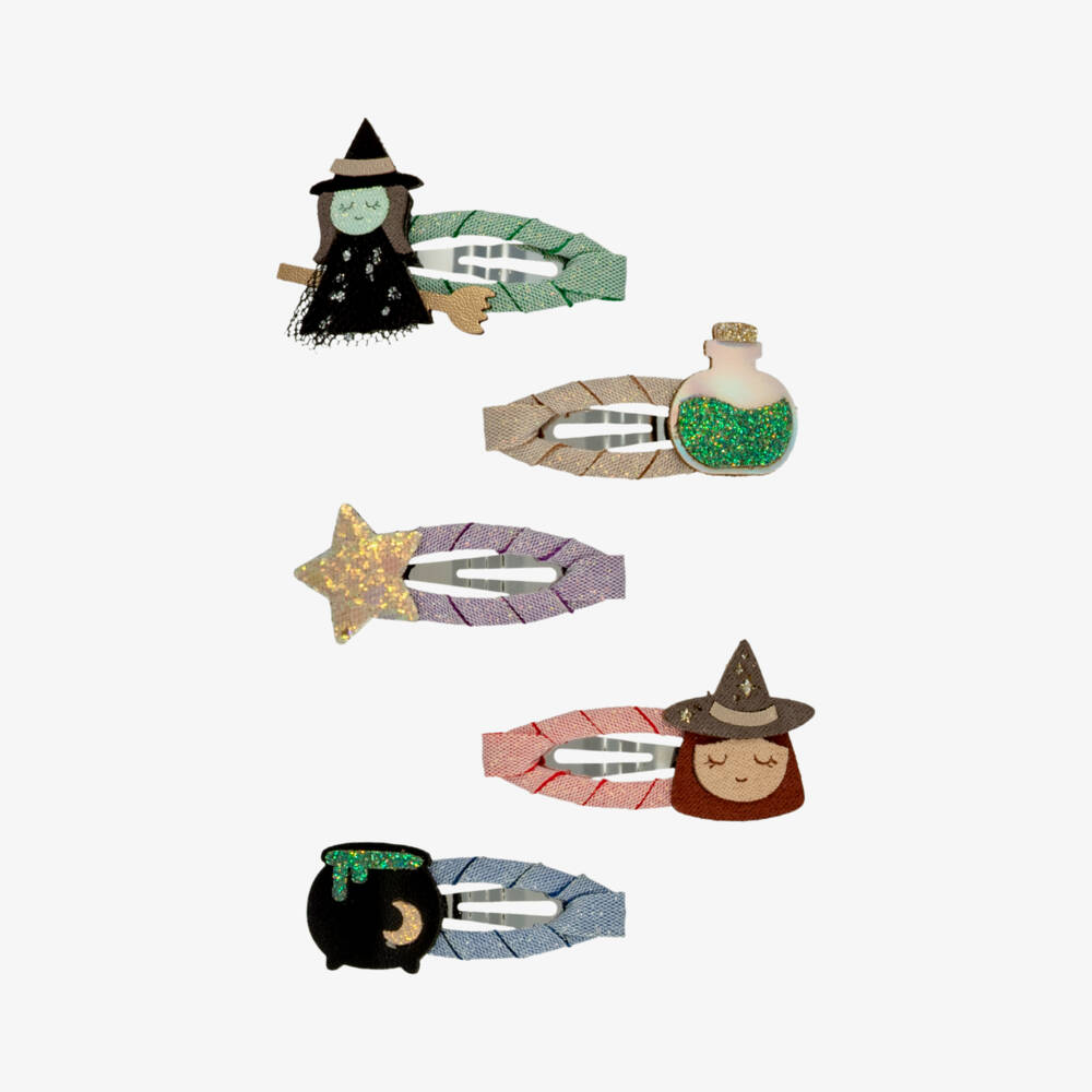 Mimi & Lula-Colourful Halloween Hair Clips (5 Pack) | Childrensalon